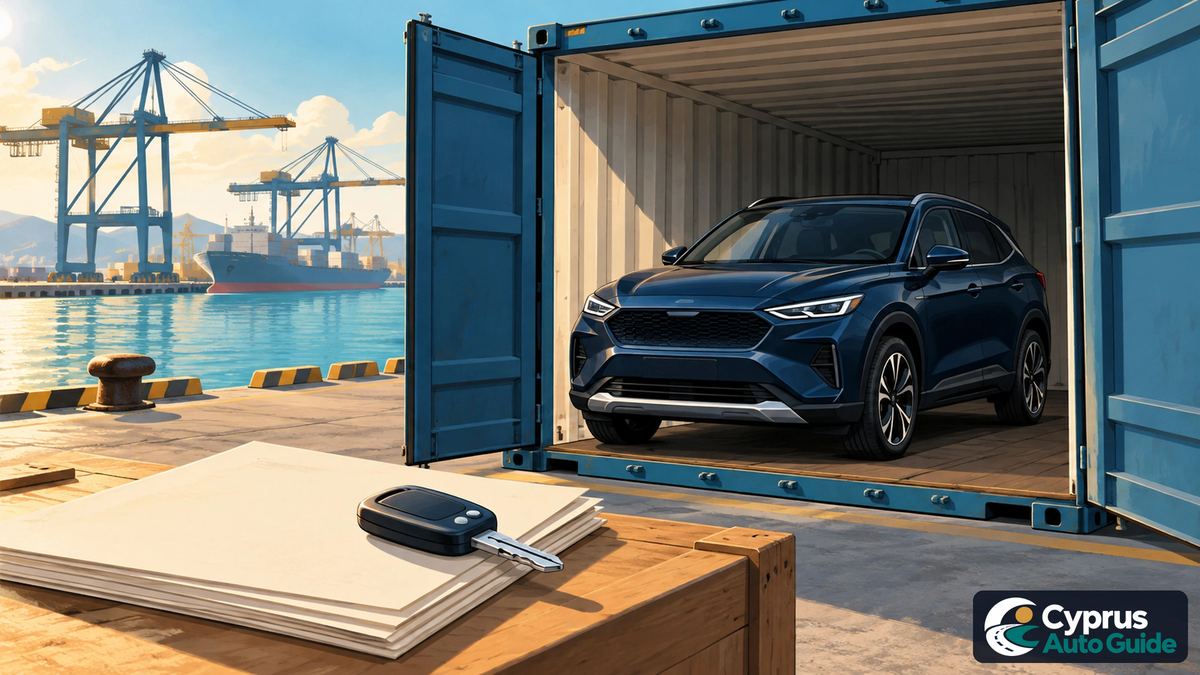 Car shipment with separate origin and tax documents